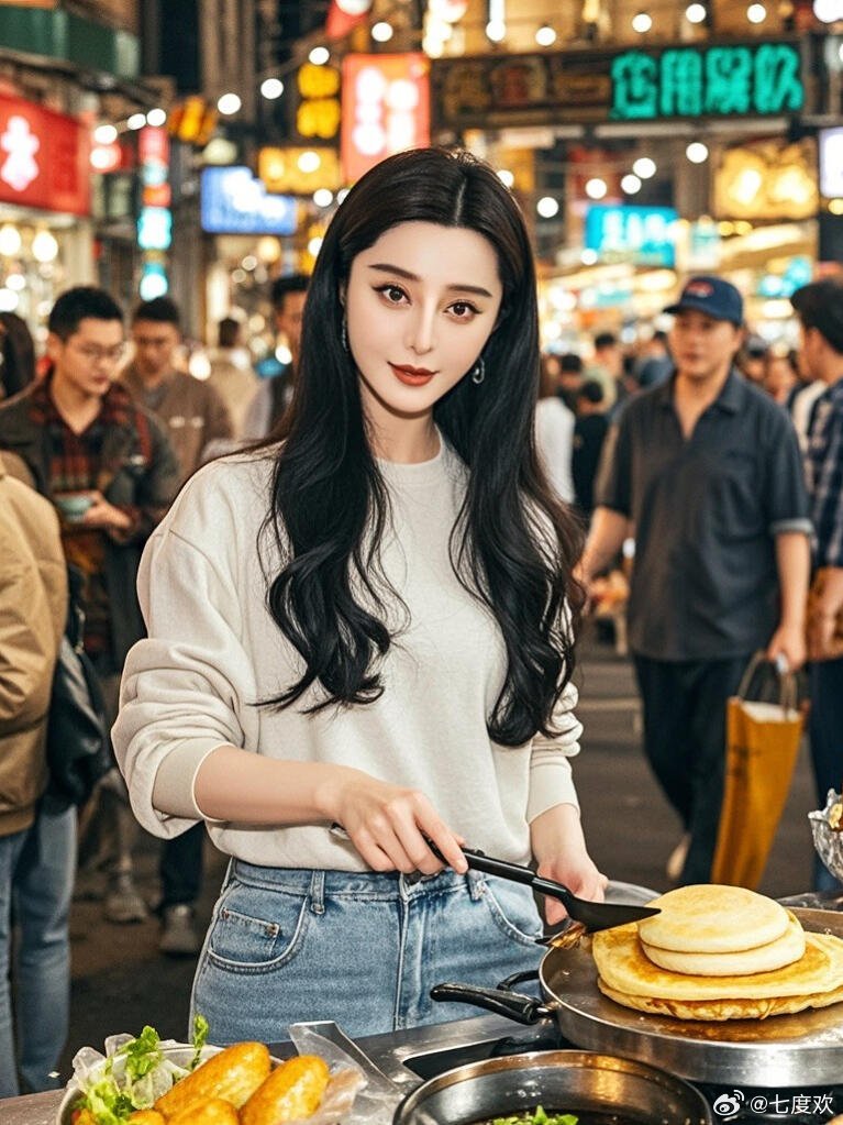 范冰冰最新进展揭秘,偶遇小巷美食秘境