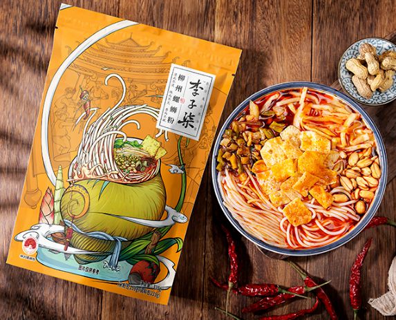 李子柒螺蛳粉最新版,自然美景与味蕾的盛宴