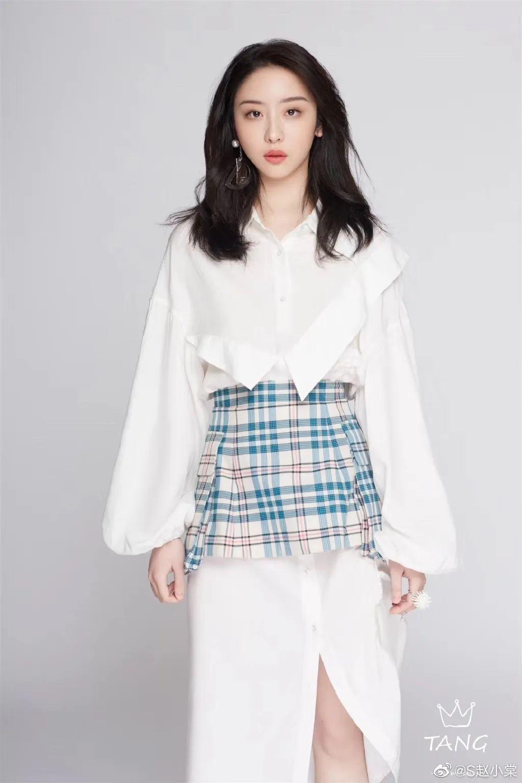 赵小棠最新造型,时尚先锋,时代印记的展现